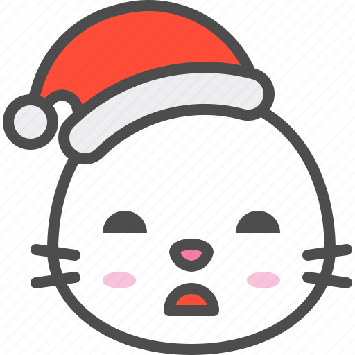 Animal, avatar, bored, christmas, emoji, hat, seal icon - Download on Iconfinder