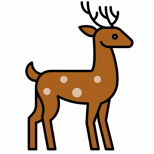 Animal, christmas, deer, reindeer, xmas icon - Download on Iconfinder
