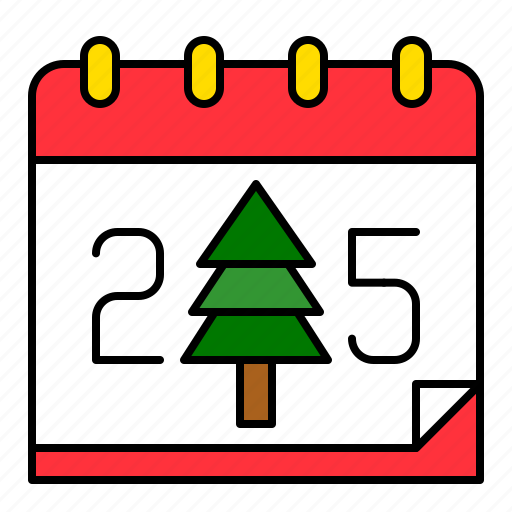 Calendar, christmas, date, day, december, xmas icon - Download on Iconfinder