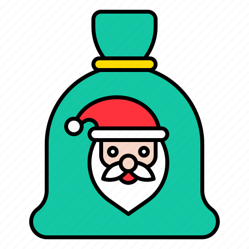 Bag, christmas, gift, santa, xmas icon - Download on Iconfinder
