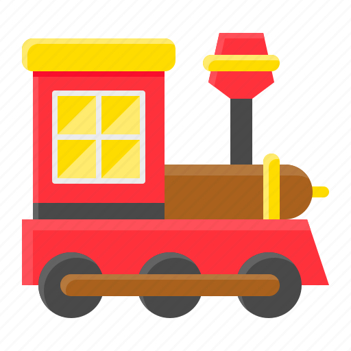 Christmas, plaything, toy, train, vehicle icon - Download on Iconfinder