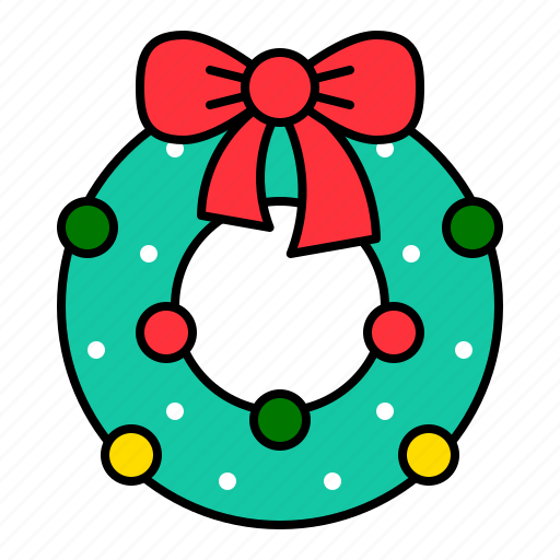 Christmas, decoration, holiday, ornament, wreath, xmas icon - Download on Iconfinder