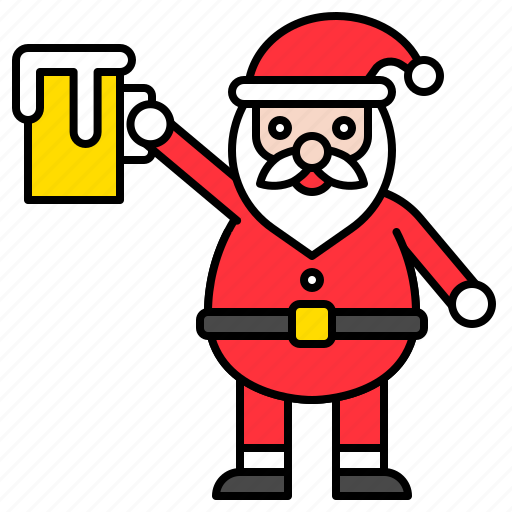 Beer, christmas, santa, santa claus, xmas icon - Download on Iconfinder