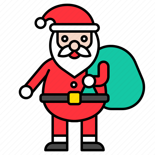 Bag, christmas, gift, santa, santa claus, xmas icon - Download on Iconfinder