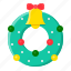 christmas, decoration, ornament, wreath 