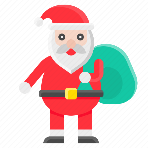 Bag, christmas, gift, santa, santa claus, xmas icon - Download on Iconfinder