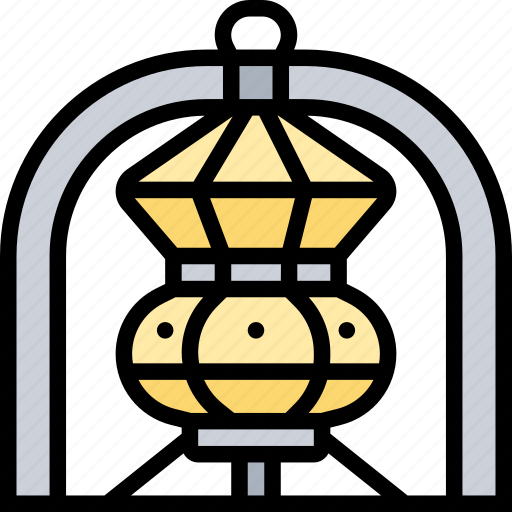 Lantern, lamp, light, antique, arabic icon - Download on Iconfinder