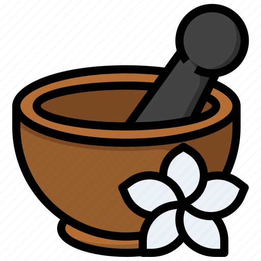 Mortar, treatment, sap, suana, grinding icon - Download on Iconfinder