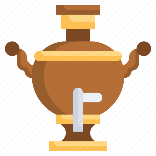 Samovar, russia, russian, boiler, food, restaurant icon - Download on Iconfinder