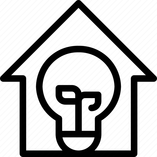 Bulb, ecology, environment, house, light, save, world icon - Download on Iconfinder