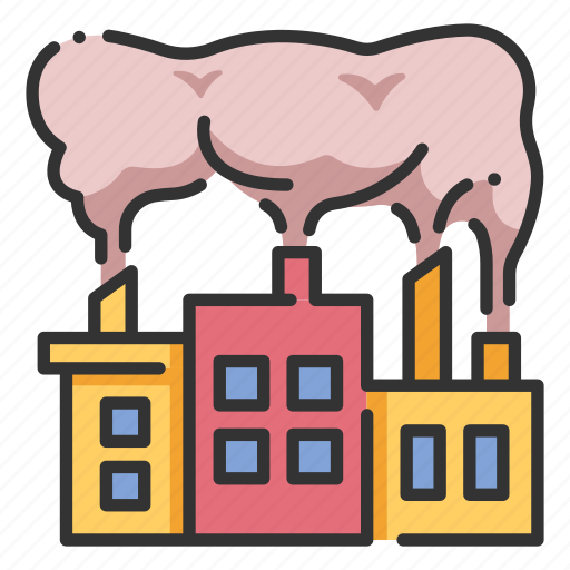 Air, building, city, environment, pollution, smoke, urban icon - Download on Iconfinder