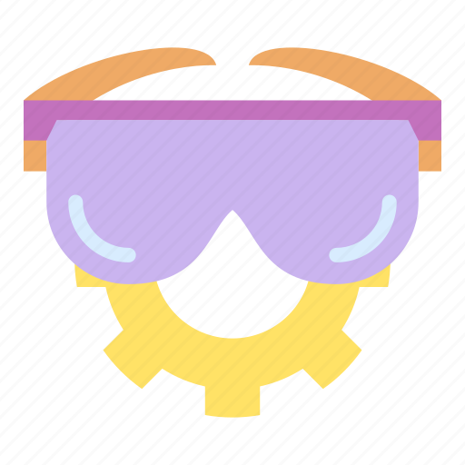 Goggles, sports and competition, protective, protection, glasses, safety glasses, equipment icon - Download on Iconfinder
