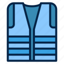 vest, life jacket, life vest, reflective vest, equipment, safety, security, waistcoat, jacket