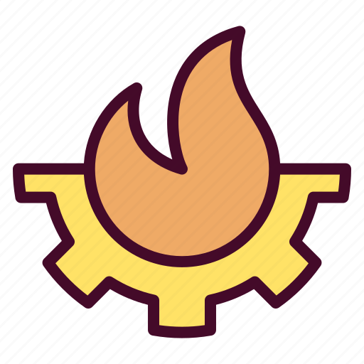 Fire, flame, burning, element, security, danger, fire alarm icon - Download on Iconfinder