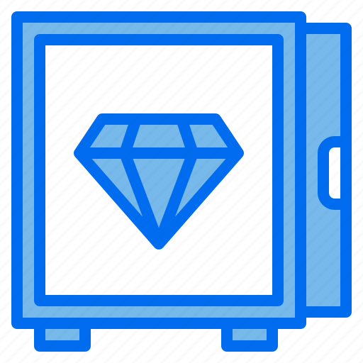 Box, diamond, finance, safe, saving icon - Download on Iconfinder