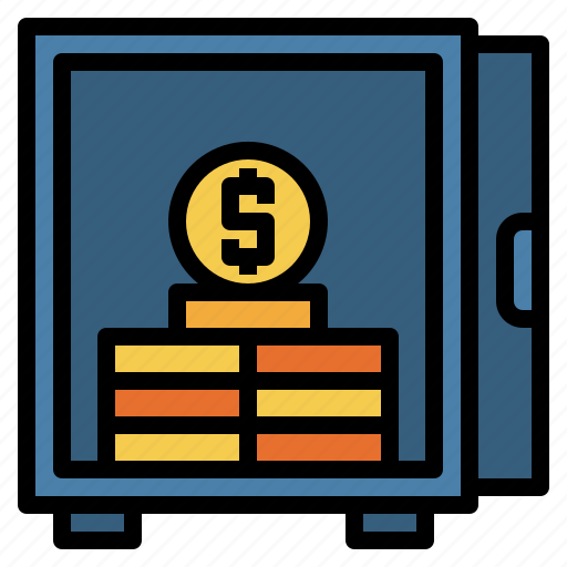Box, business, coin, investment, money, safe, saving icon - Download on Iconfinder