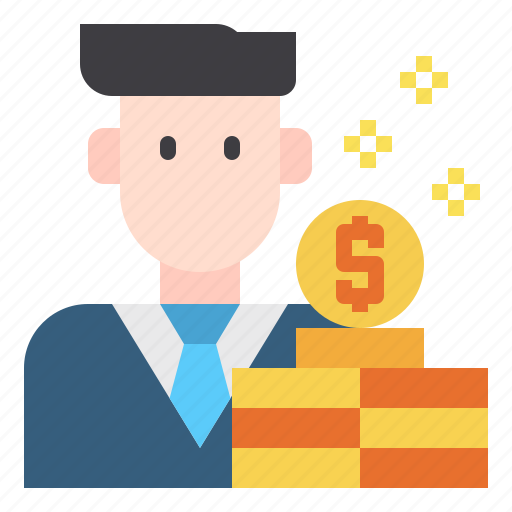 Avatar, business, coin, investment, man, money, saving icon - Download on Iconfinder