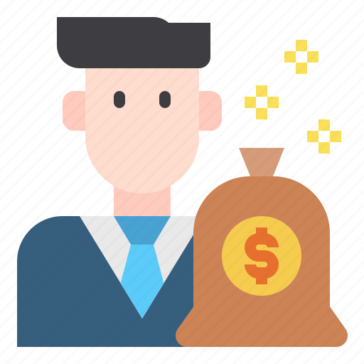 Avatar, bag, business, investment, man, money, saving icon - Download on Iconfinder