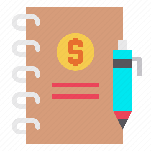 Book, business, finance, money, note, pen icon - Download on Iconfinder