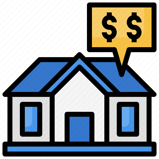 Dollar, home, house, money, sign icon - Download on Iconfinder