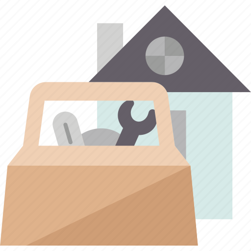 House, repair, maintenance, renovation, reconstruction icon - Download on Iconfinder