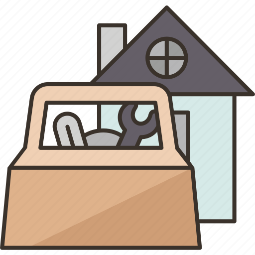 House, repair, maintenance, renovation, reconstruction icon - Download on Iconfinder