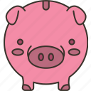 piggy, bank, money, saving, profit