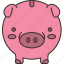 piggy, bank, money, saving, profit 
