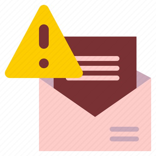 Envelope, message, warning, caution icon - Download on Iconfinder