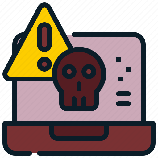 Laptop, fraud, warning, scam, phishing icon - Download on Iconfinder