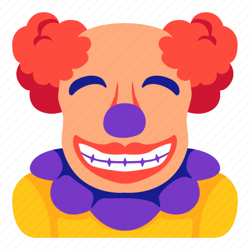 Clown, joker, party, halloween, scary, horror icon - Download on Iconfinder