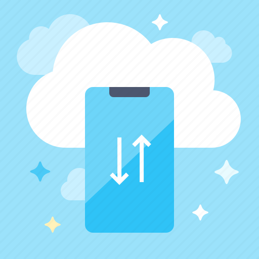Cloud, mobile, sync icon - Download on Iconfinder