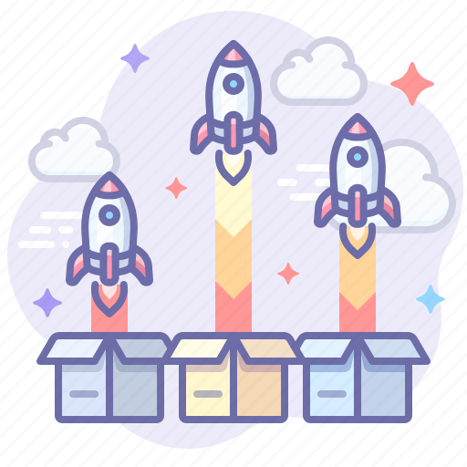 Products, rocket, startup icon - Download on Iconfinder