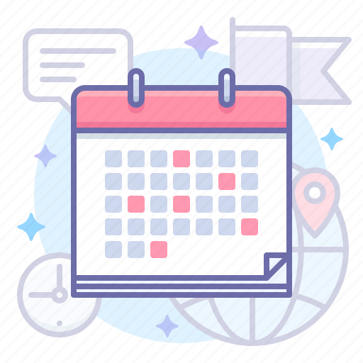 Calendar, event, world icon - Download on Iconfinder