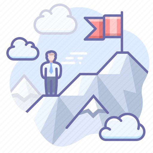 Career, mountain, rise icon - Download on Iconfinder