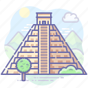 mexico, temple, yucatan, landmarks, landmark