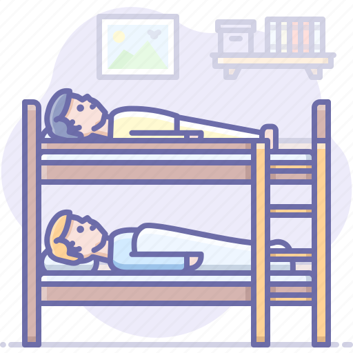 Bed, bunk, hostel, hotel icon - Download on Iconfinder