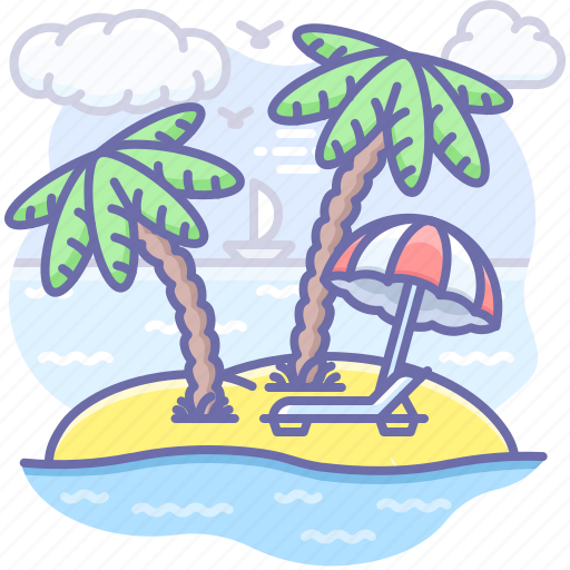 Beach, holiday, vacation icon - Download on Iconfinder