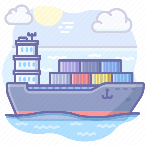 Boat, cargo, logistics, transport icon - Download on Iconfinder