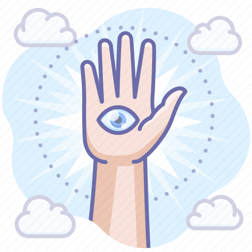 Witch, hand, magic, eye icon - Download on Iconfinder