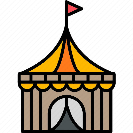 Circus, tent, big, top, carnival, icon icon - Download on Iconfinder