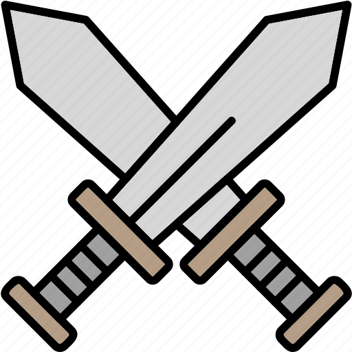 Cross, batle, sword, battle, combat, crossed, swords icon - Download on Iconfinder