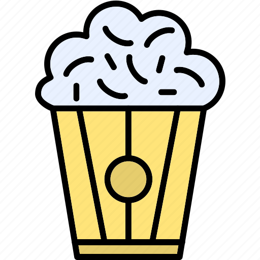 Popcorn, beverage, corn, fast, food, snack, icon icon - Download on Iconfinder