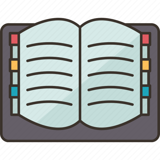 Diary, note, book, reading, education icon - Download on Iconfinder