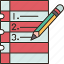planning, calendar, checklist, note, paper