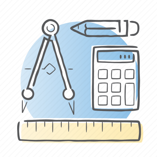 Calculation, calculator, design, draw icon - Download on Iconfinder