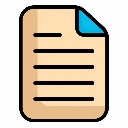 Notepaper, paper, education, school, document icon - Download on Iconfinder