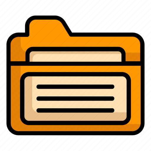 Folder, file, document, education, school icon - Download on Iconfinder