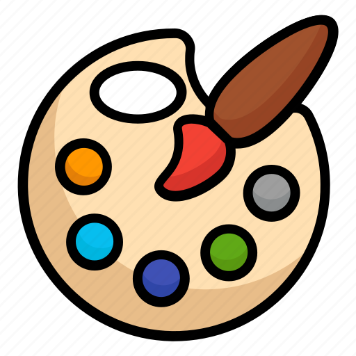 Painting, colors, paint, school, education icon - Download on Iconfinder