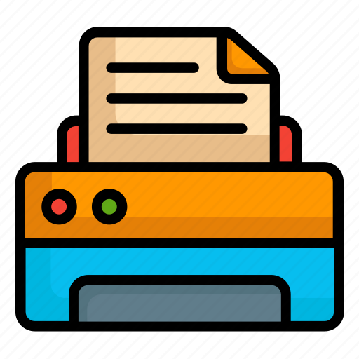 Printer, school, print, education, learning, study icon - Download on Iconfinder